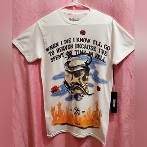 Civil Regime By Darc Sport Men's "No Regrets V2" White T-Shirt Size: S